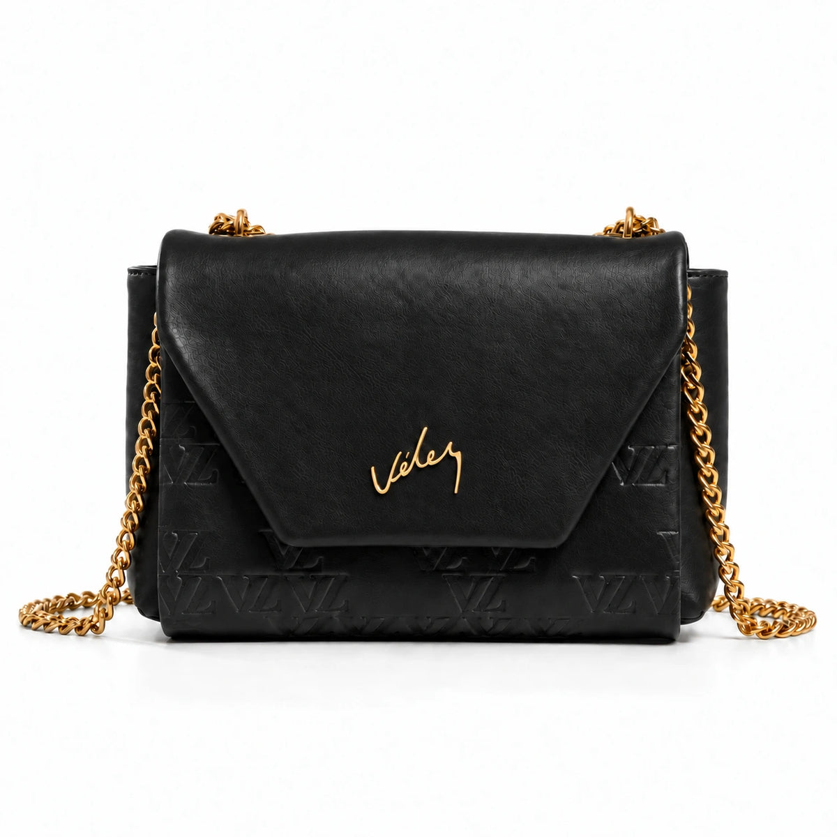 Bolso Vélez Bowling™ de Cuero Premium y Cadena Dorada - Lote Exclusivo con 75% de Descuento